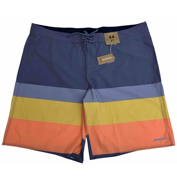 Patagonia Men's Hydropeak Boardshorts 21 swim trunk The Point Current Blue 44 - Picture 1 of 13